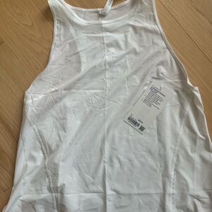 Lululemon Athletica White Sleeveless Tank Top Athletic Style